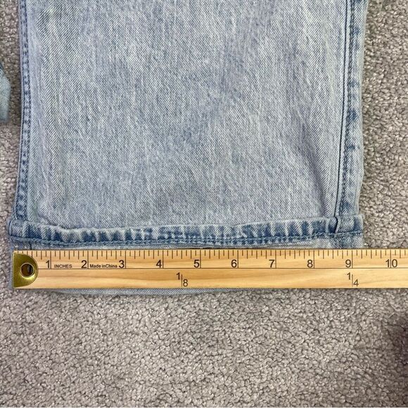 Hollister Jeans Womens 25 Short Blue Baggy Wide Leg High Rise Lightweight Cuffed - Picture 11 of 12